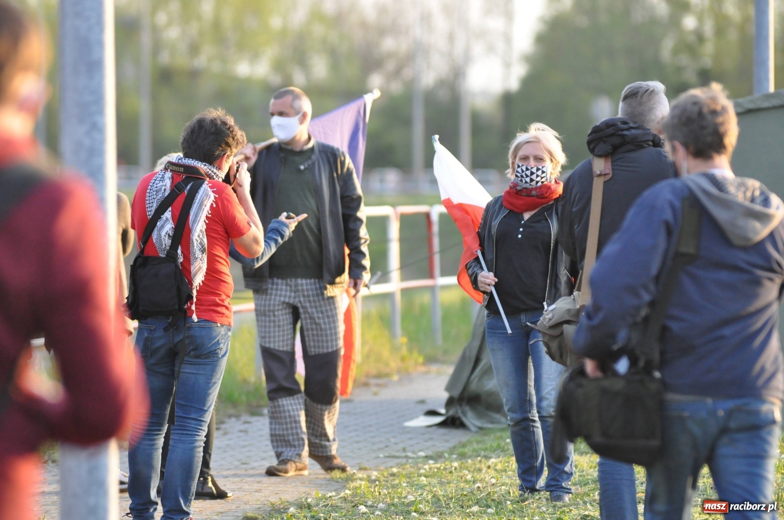 Zdjęcie w galerii na portalu naszraciborz.pl: Pracownicy transgraniczni protestowali w Chałupkach [FOTO i WIDEO] wiadomości z regionu