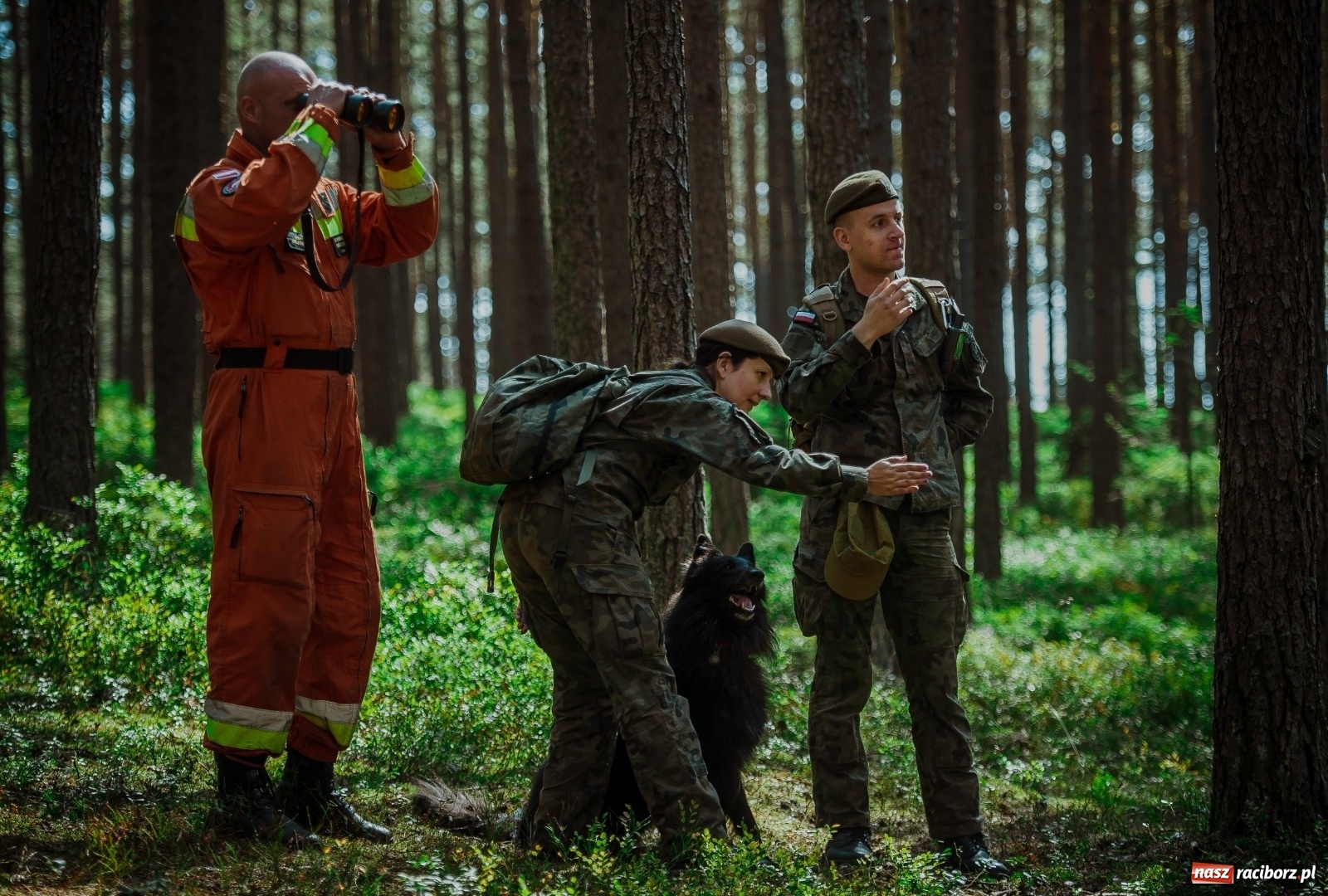 Zdjęcie w galerii na portalu naszraciborz.pl: Pierwszy pies ratowniczy w Wojsku Polskim wiadomości z regionu