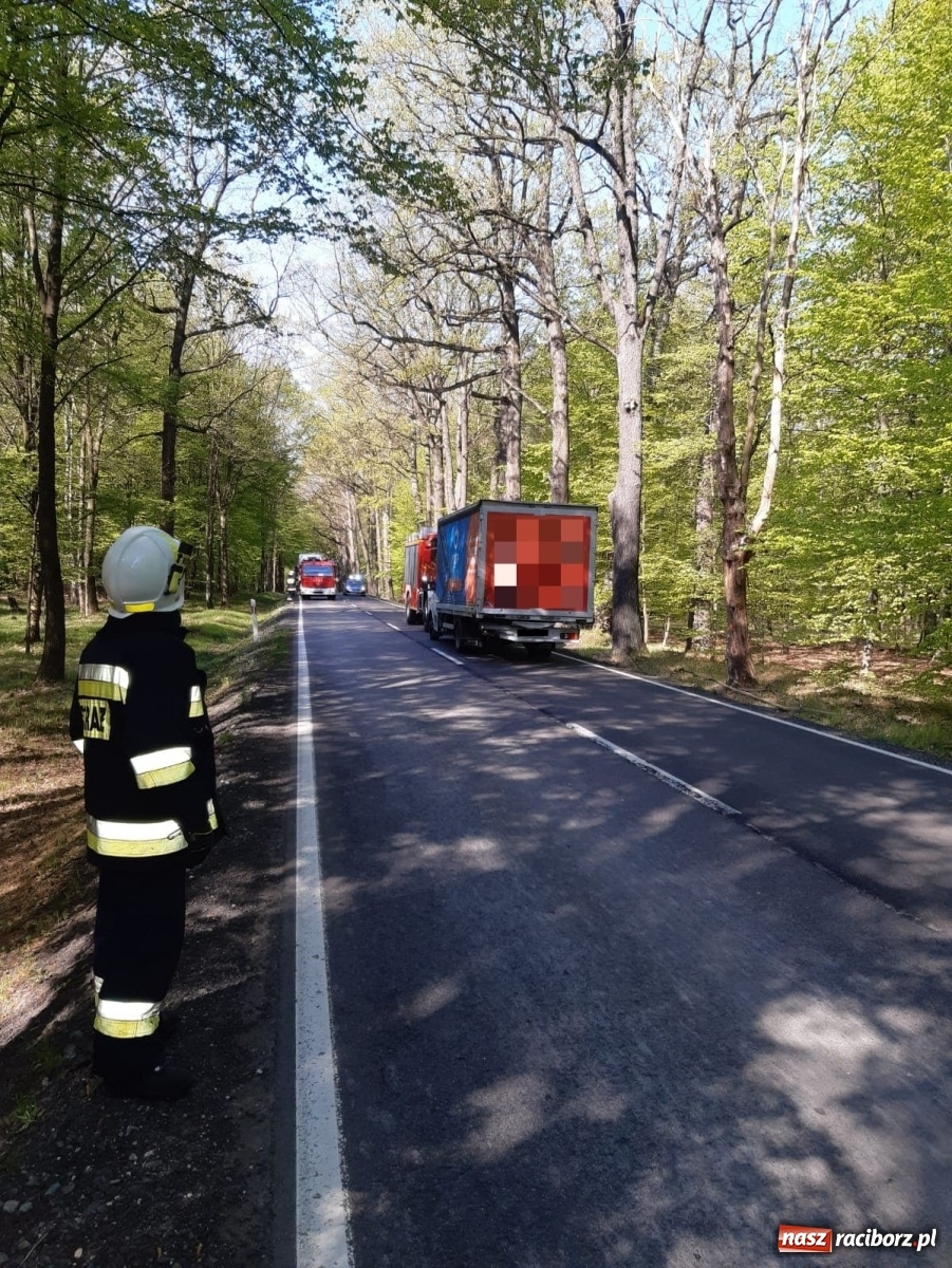 Zdjęcie w galerii na portalu naszraciborz.pl: Zderzenie dwóch pojazdów dostawczych na trasie Jankowice-Rudy  wiadomości z regionu