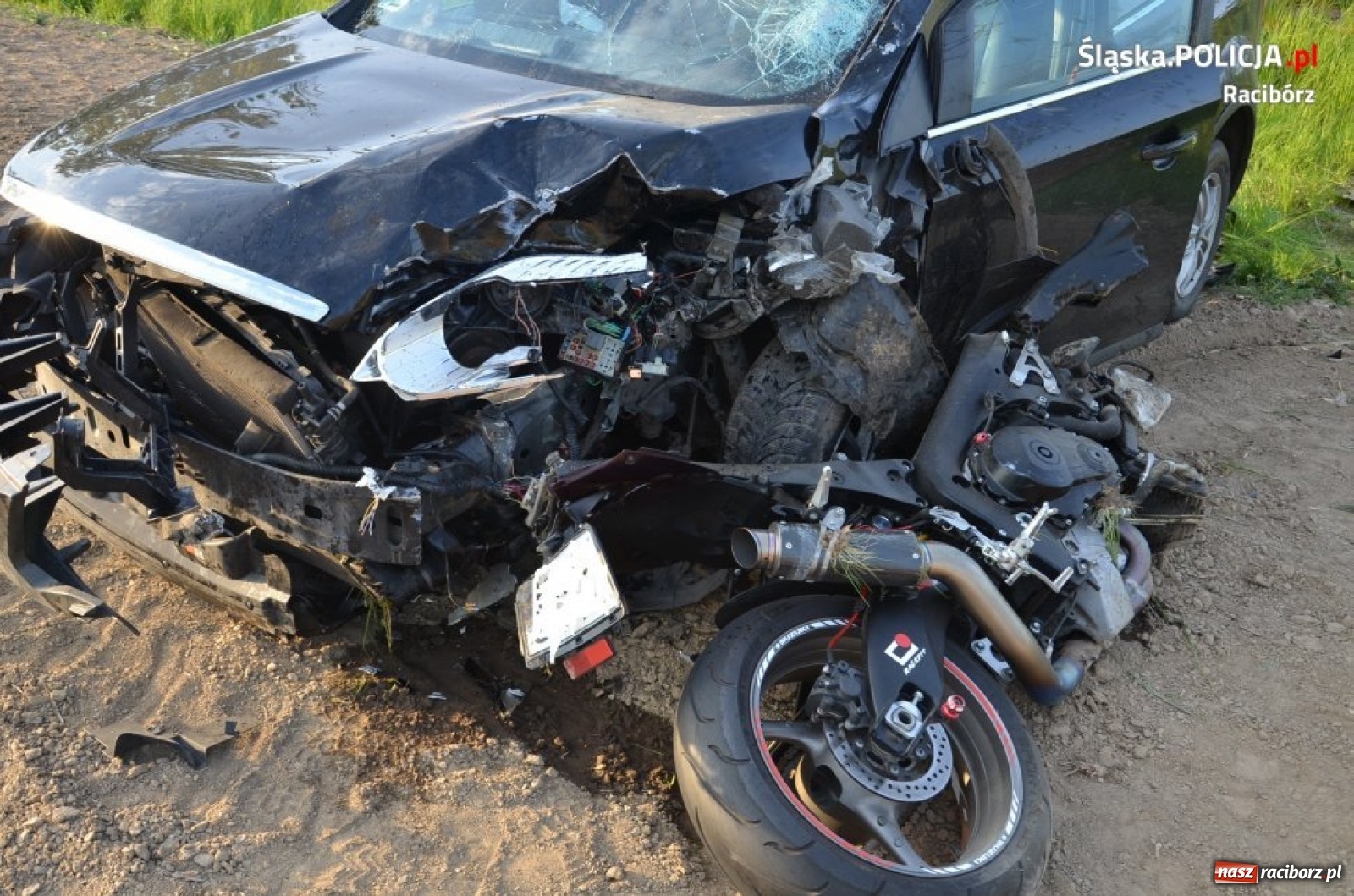 Zdjęcie w galerii na portalu naszraciborz.pl: Komunikat policji w sprawie tragicznego wypadku na DK45  wiadomości z regionu