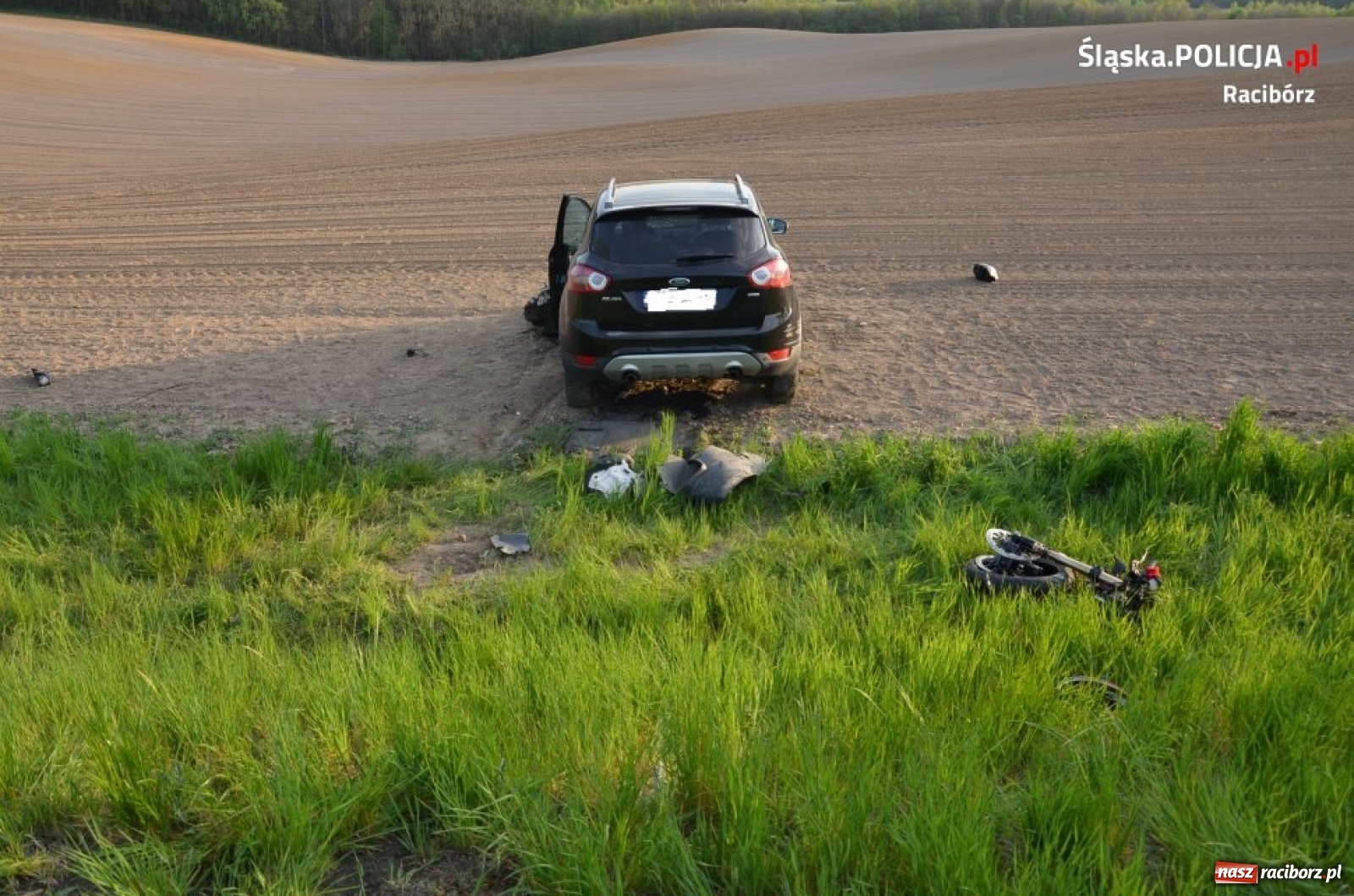 Zdjęcie w galerii na portalu naszraciborz.pl: Komunikat policji w sprawie tragicznego wypadku na DK45  wiadomości z regionu