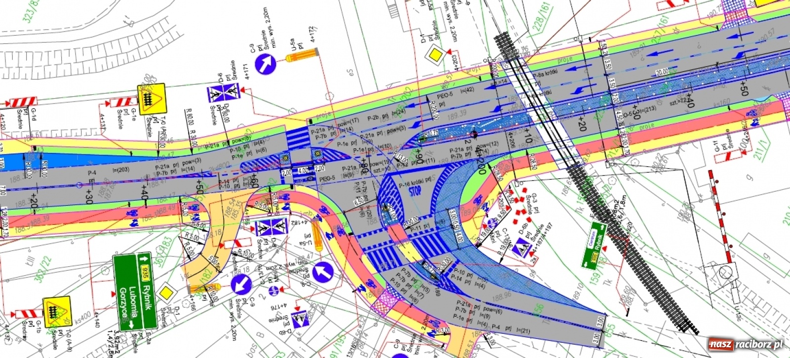 Zdjęcie w galerii na portalu naszraciborz.pl: Zobaczcie jak wkrótce zmieni się to skrzyżowanie na Dębiczu [PLANY] wiadomości z regionu