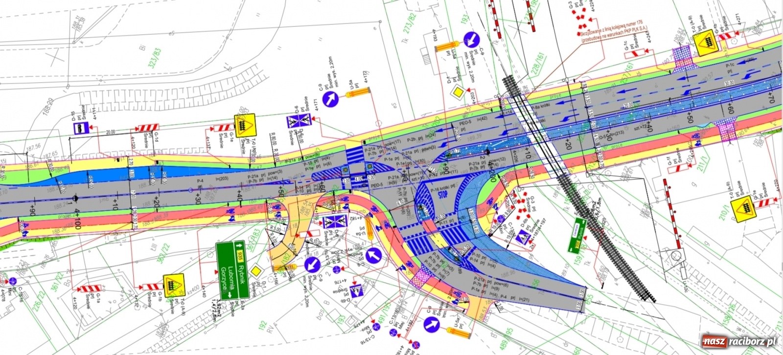 Zdjęcie w galerii na portalu naszraciborz.pl: Zobaczcie jak wkrótce zmieni się to skrzyżowanie na Dębiczu [PLANY] wiadomości z regionu