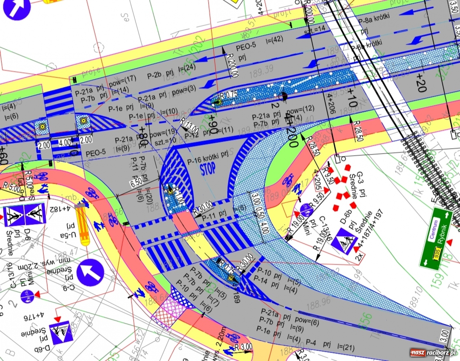 Zdjęcie w galerii na portalu naszraciborz.pl: Zobaczcie jak wkrótce zmieni się to skrzyżowanie na Dębiczu [PLANY] wiadomości z regionu