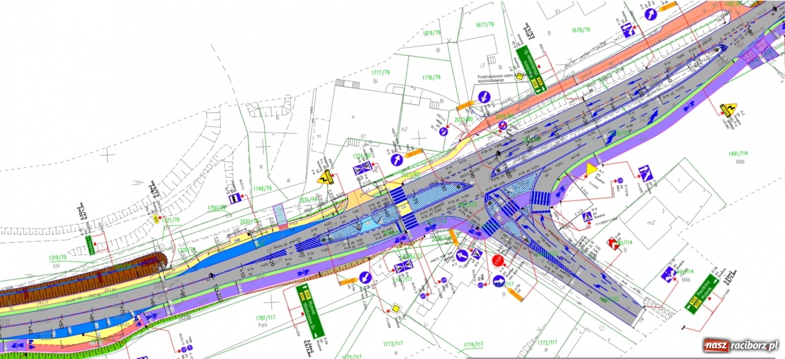 Zdjęcie w galerii na portalu naszraciborz.pl: Zamykają drogę Racibórz-Rybnik w Pogrzebieniu i Kornowacu. Zobaczcie jak będzie wyglądała po przebudowie [PLANY] wiadomości z regionu