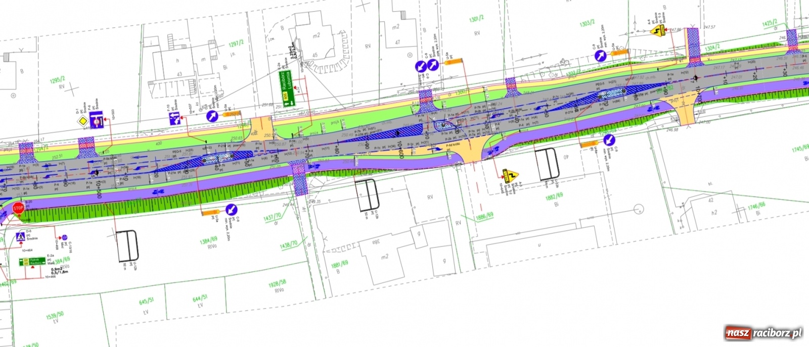 Zdjęcie w galerii na portalu naszraciborz.pl: Zamykają drogę Racibórz-Rybnik w Pogrzebieniu i Kornowacu. Zobaczcie jak będzie wyglądała po przebudowie [PLANY] wiadomości z regionu
