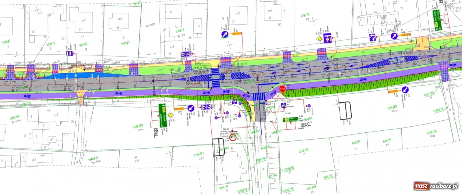 Zdjęcie w galerii na portalu naszraciborz.pl: Zamykają drogę Racibórz-Rybnik w Pogrzebieniu i Kornowacu. Zobaczcie jak będzie wyglądała po przebudowie [PLANY] wiadomości z regionu