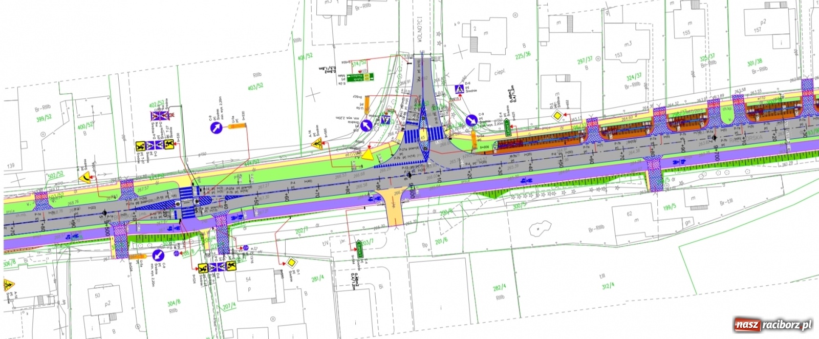Zdjęcie w galerii na portalu naszraciborz.pl: Zamykają drogę Racibórz-Rybnik w Pogrzebieniu i Kornowacu. Zobaczcie jak będzie wyglądała po przebudowie [PLANY] wiadomości z regionu