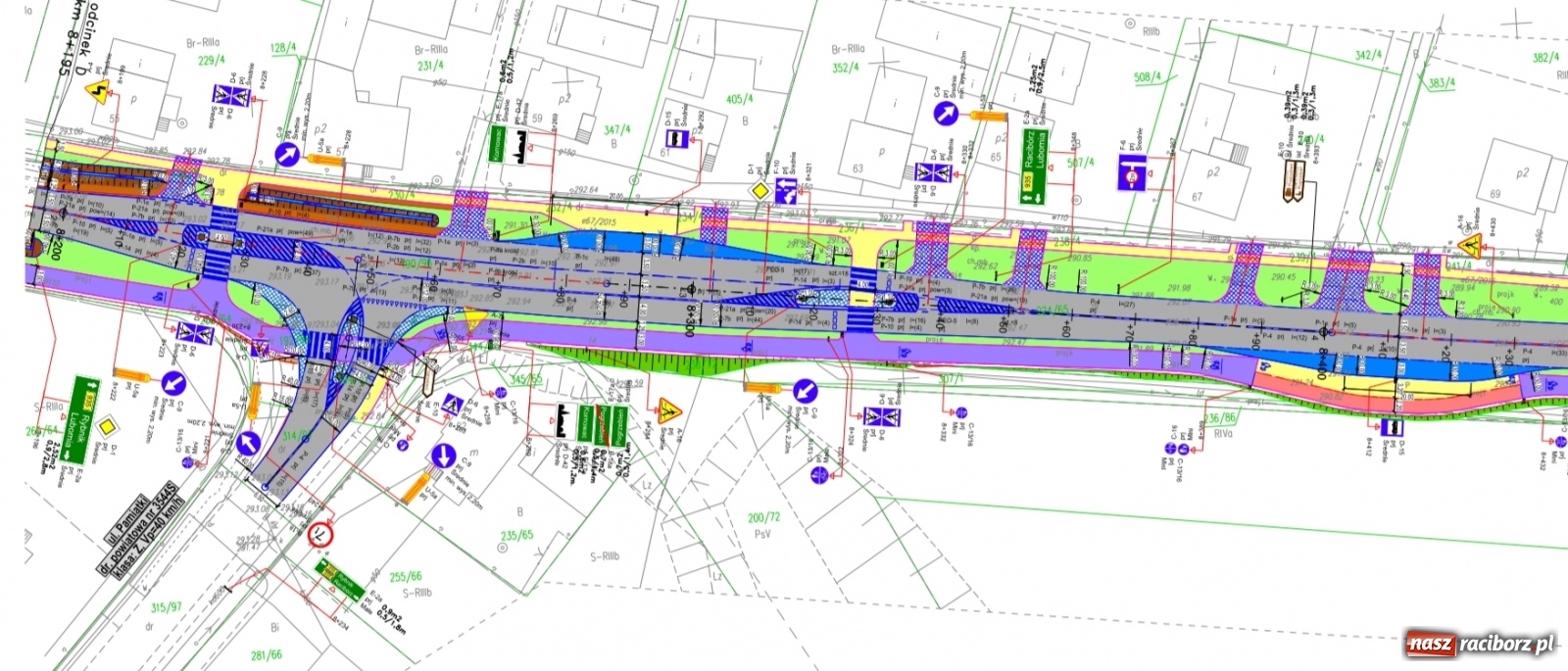 Zdjęcie w galerii na portalu naszraciborz.pl: Zamykają drogę Racibórz-Rybnik w Pogrzebieniu i Kornowacu. Zobaczcie jak będzie wyglądała po przebudowie [PLANY] wiadomości z regionu