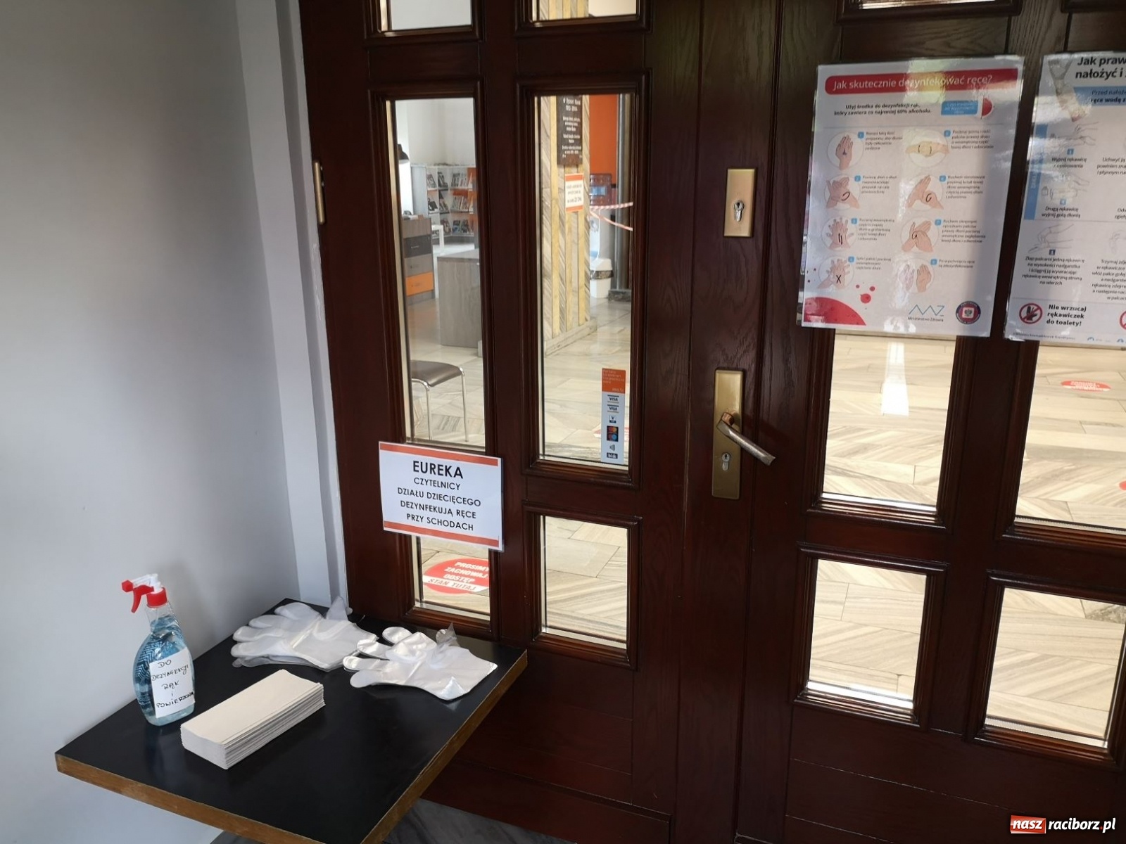 Zdjęcie w galerii na portalu naszraciborz.pl: Dobra wiadomość dla czytelników! Biblioteka otwarta od 5 maja wiadomości z regionu