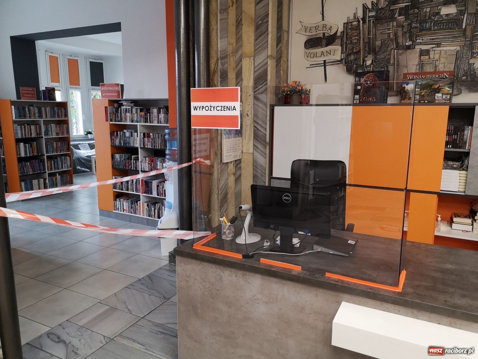 Zdjęcie w galerii na portalu naszraciborz.pl: Dobra wiadomość dla czytelników! Biblioteka otwarta od 5 maja wiadomości z regionu