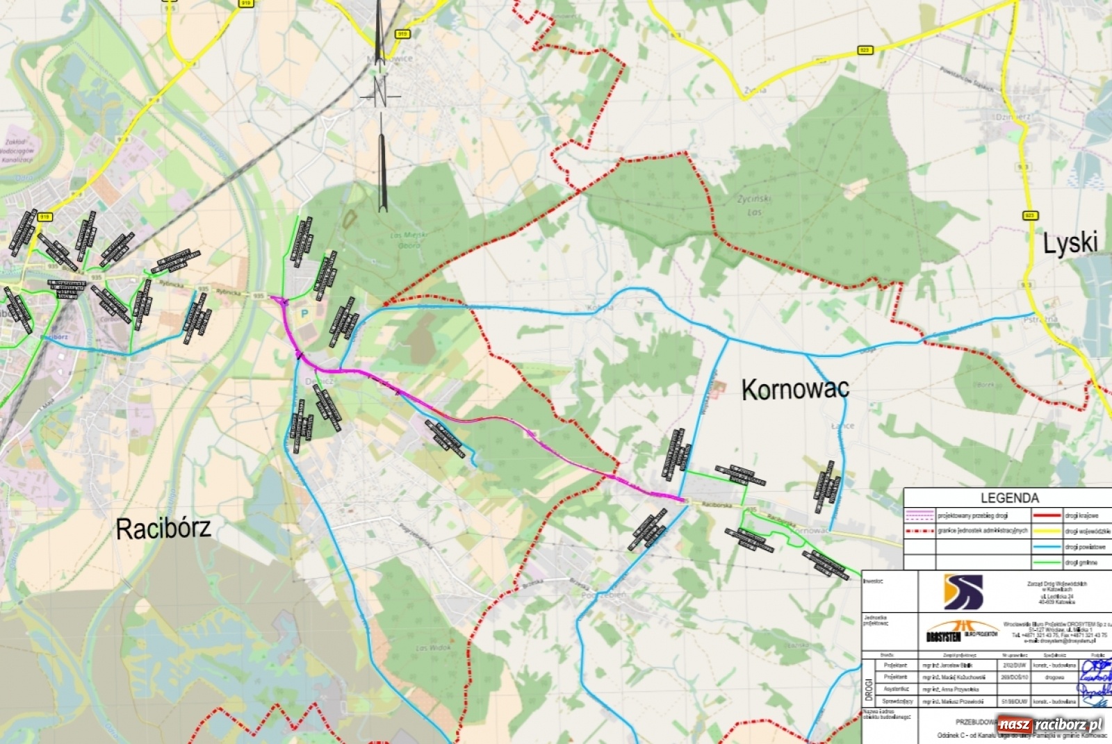 Zdjęcie w galerii na portalu naszraciborz.pl: Remont DW 935 nie obejmuje części ul. Bosackiej i Rybnickiej  wiadomości z regionu