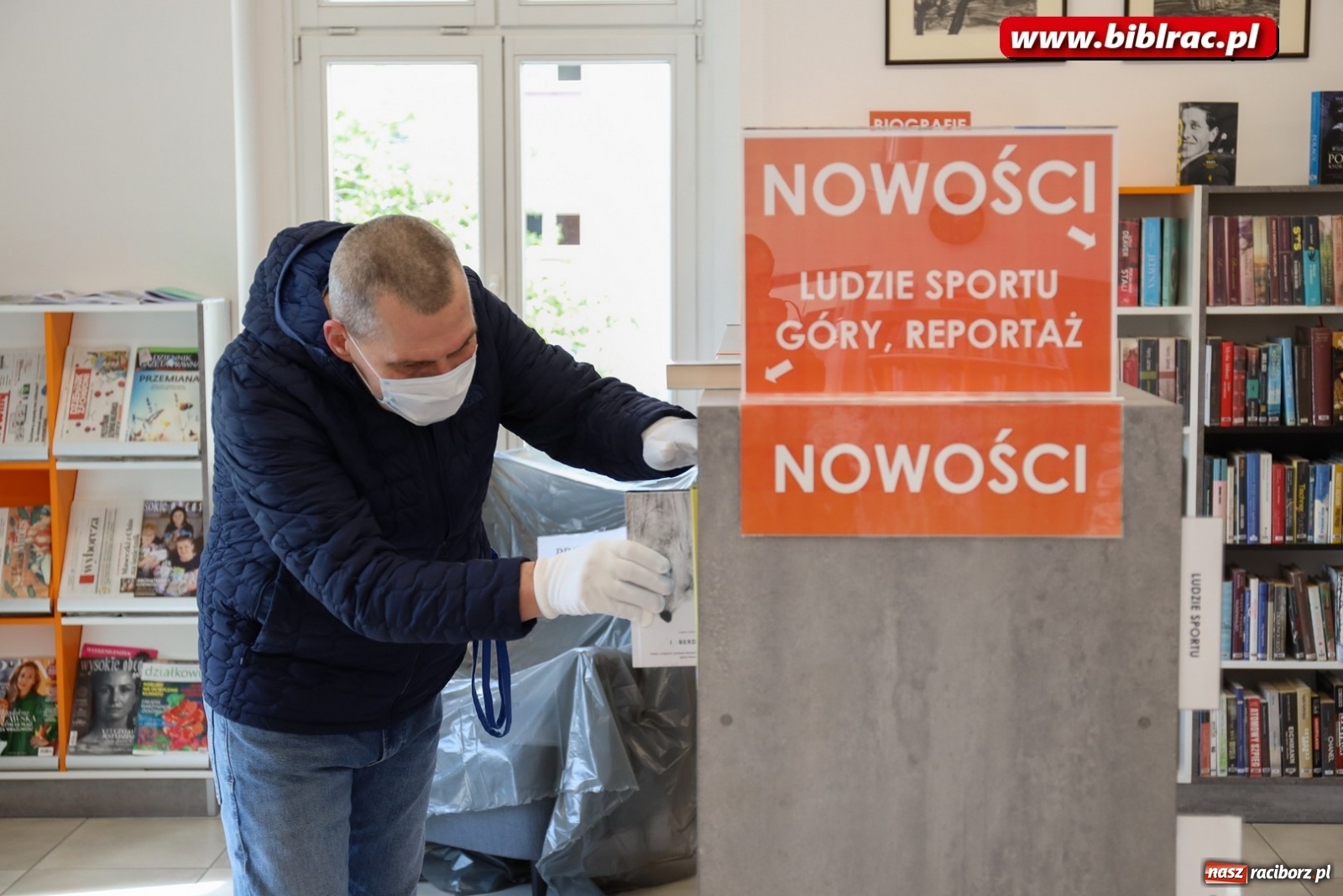 Zdjęcie w galerii na portalu naszraciborz.pl: Biblioteka w nowej rzeczywistości. Sprawdź, co się zmieniło! [FOTO] wiadomości z regionu