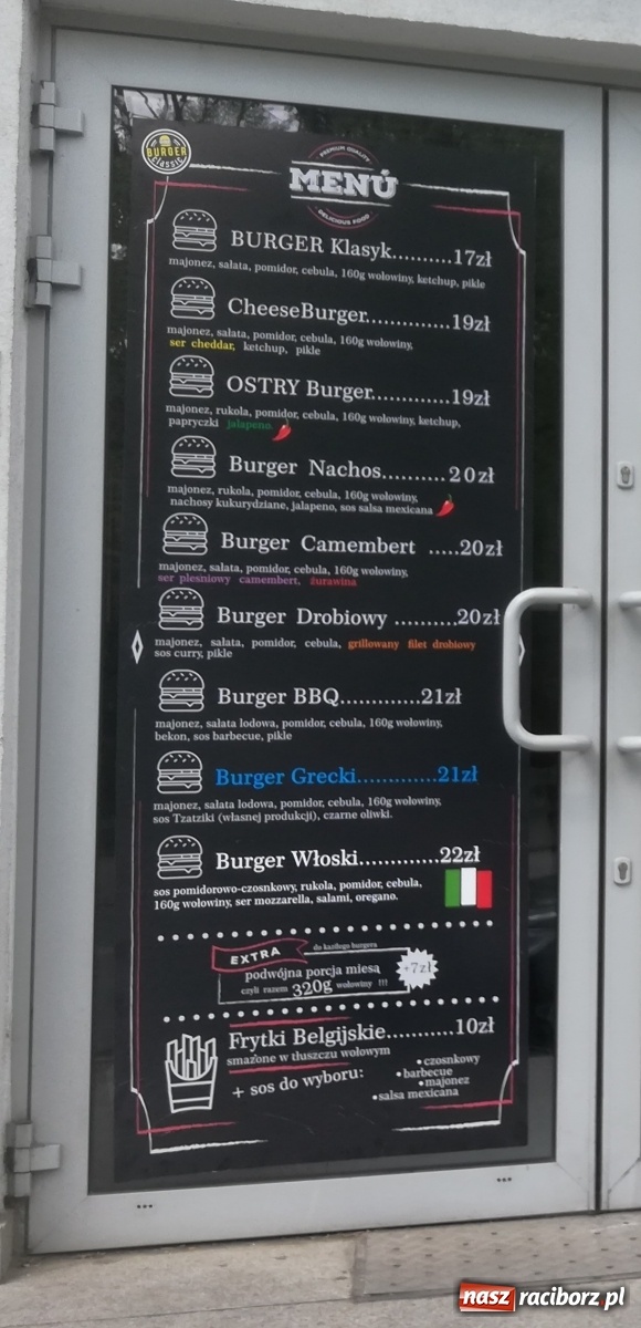 Zdjęcie w galerii na portalu naszraciborz.pl: BURGER CLASSIC. Jesteśmy teraz w nowym miejscu!  wiadomości z regionu