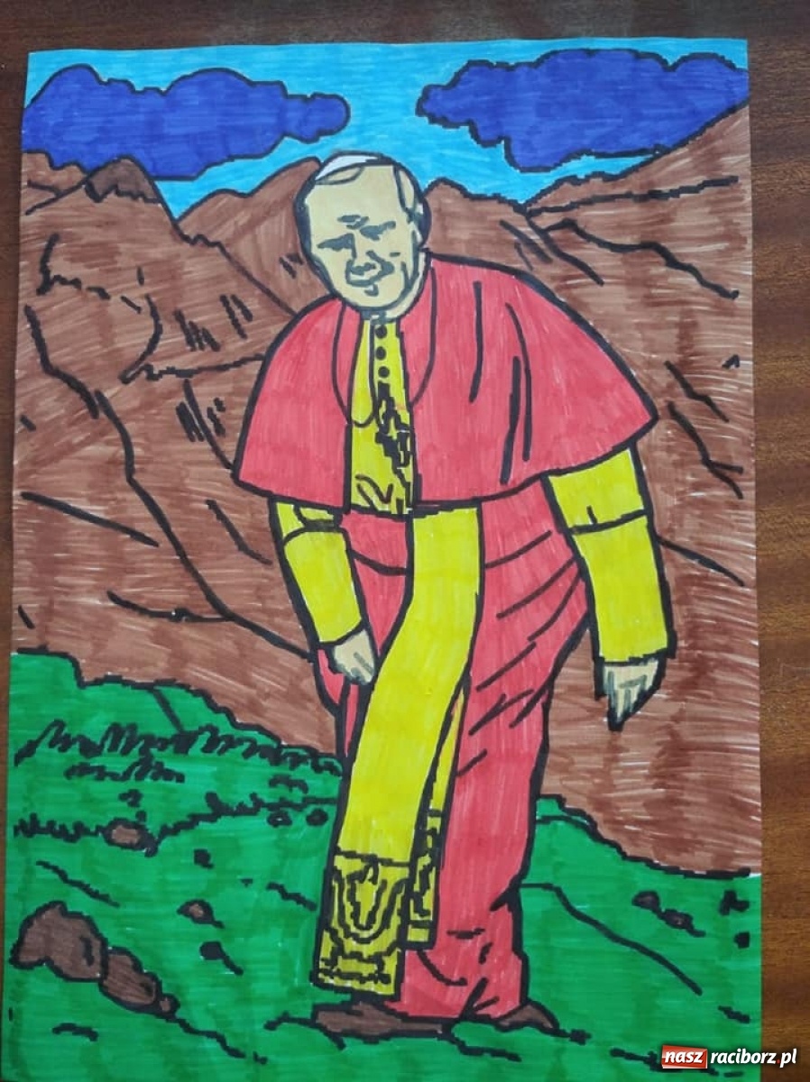 Zdjęcie w galerii na portalu naszraciborz.pl: Uczniowie ZSS uczcili setną rocznicę urodzin Papieża Polaka wiadomości z regionu