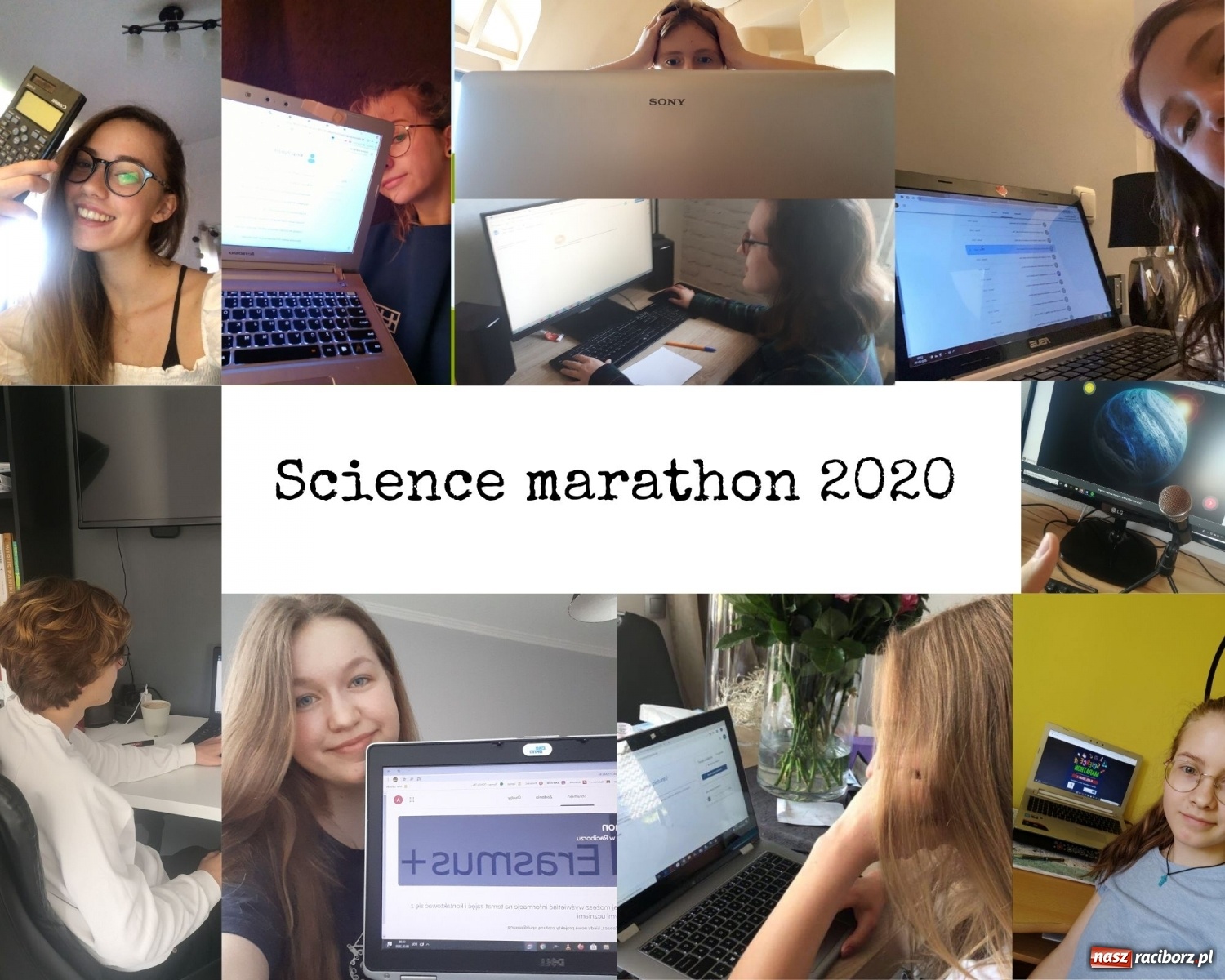 Zdjęcie w galerii na portalu naszraciborz.pl: Zdalny maraton naukowy w raciborskim I LO wiadomości z regionu