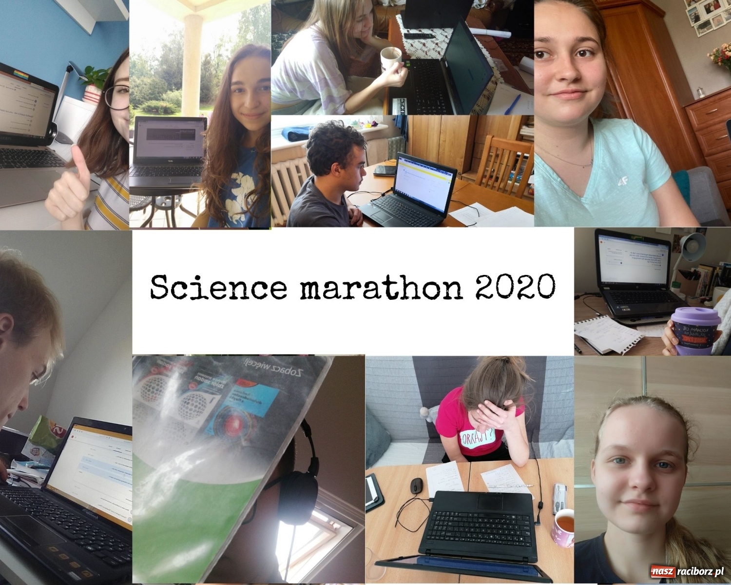 Zdjęcie w galerii na portalu naszraciborz.pl: Zdalny maraton naukowy w raciborskim I LO wiadomości z regionu