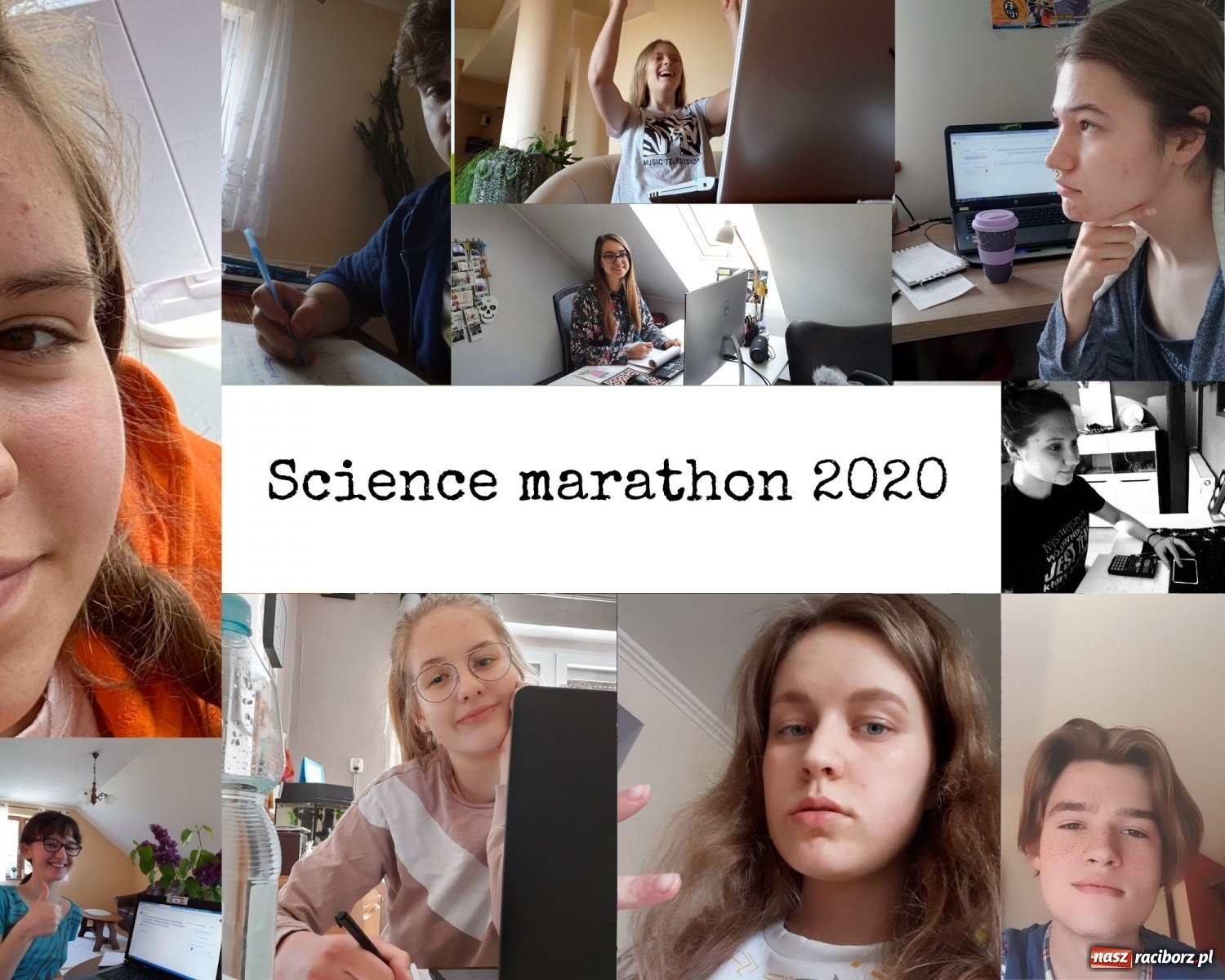 Zdjęcie w galerii na portalu naszraciborz.pl: Zdalny maraton naukowy w raciborskim I LO wiadomości z regionu