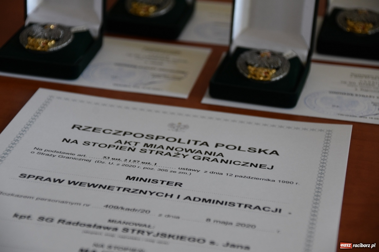 Zdjęcie w galerii na portalu naszraciborz.pl: Śląscy pogranicznicy świętowali dziś w Pietrowicach Wielkich wiadomości z regionu