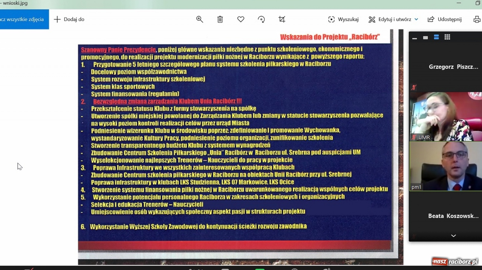 Zdjęcie w galerii na portalu naszraciborz.pl: Koronawirus pustoszy finanse OSiR-u. H2Ostróg na ćwierć gwizdka. Pożegnano część kadry wiadomości z regionu