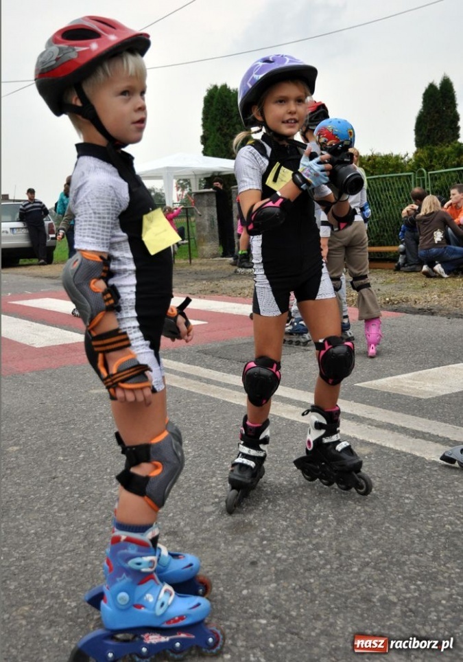 Zdjęcie w galerii na portalu naszraciborz.pl: Dożynkowy bieg na łyżworolkach wiadomości z regionu