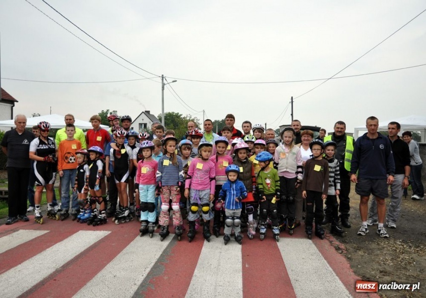 Zdjęcie w galerii na portalu naszraciborz.pl: Dożynkowy bieg na łyżworolkach wiadomości z regionu