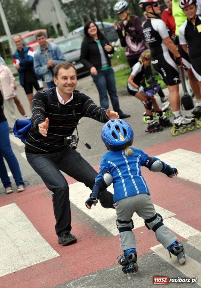 Zdjęcie w galerii na portalu naszraciborz.pl: Dożynkowy bieg na łyżworolkach wiadomości z regionu
