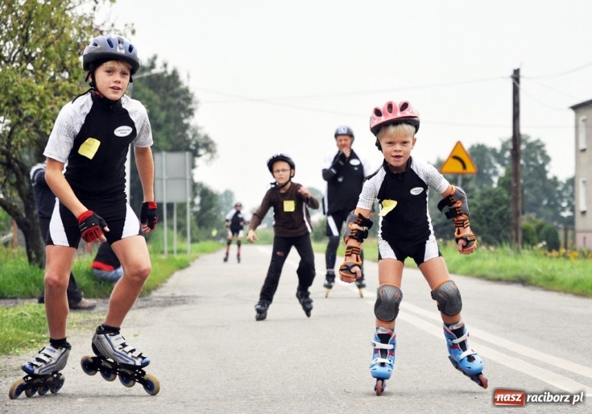 Zdjęcie w galerii na portalu naszraciborz.pl: Dożynkowy bieg na łyżworolkach wiadomości z regionu