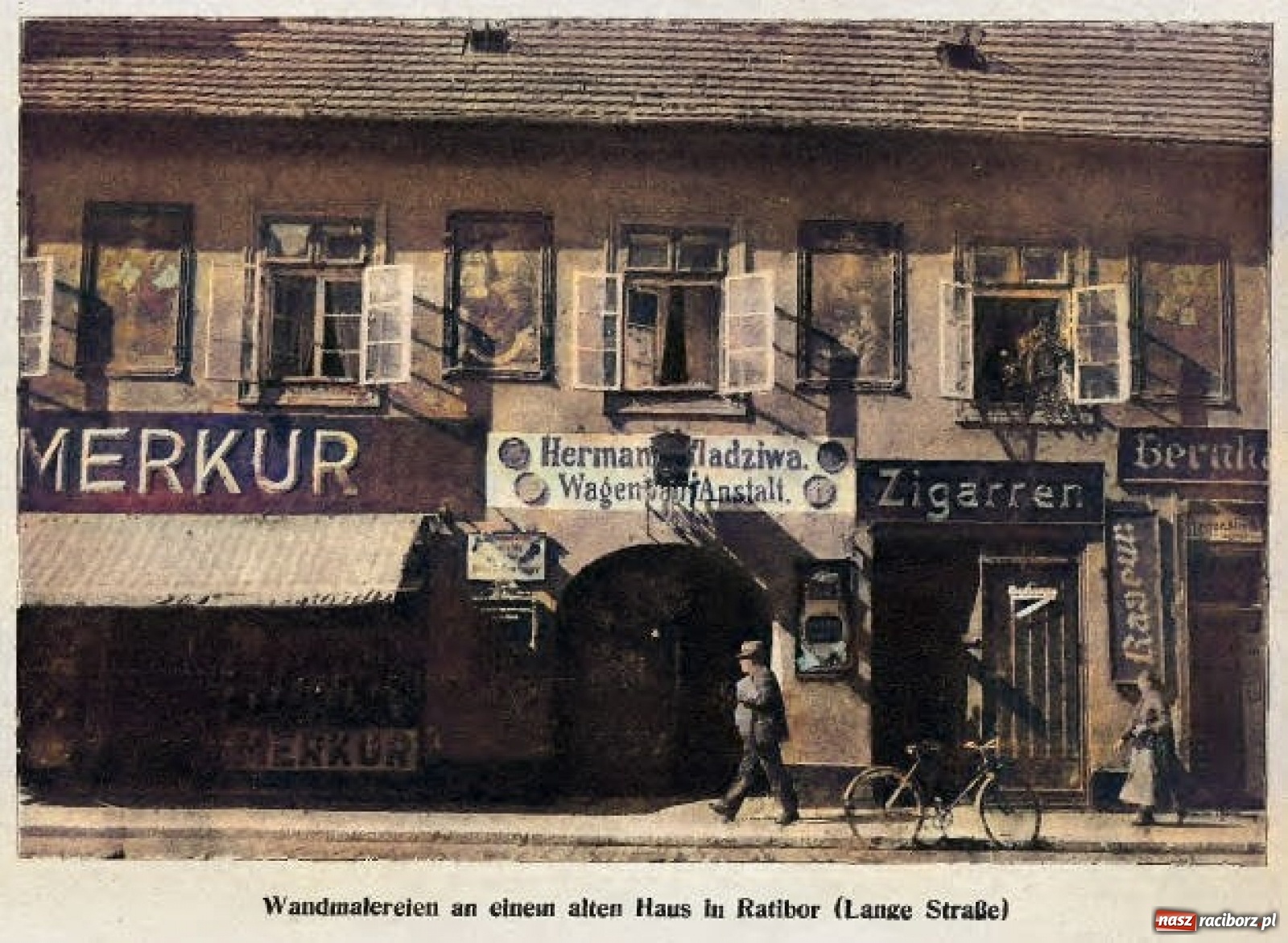 Zdjęcie w galerii na portalu naszraciborz.pl: Przedwojenny Ratibor w kolorze. Jak naprawdę wyglądały stalle w kościele farnym wiadomości z regionu