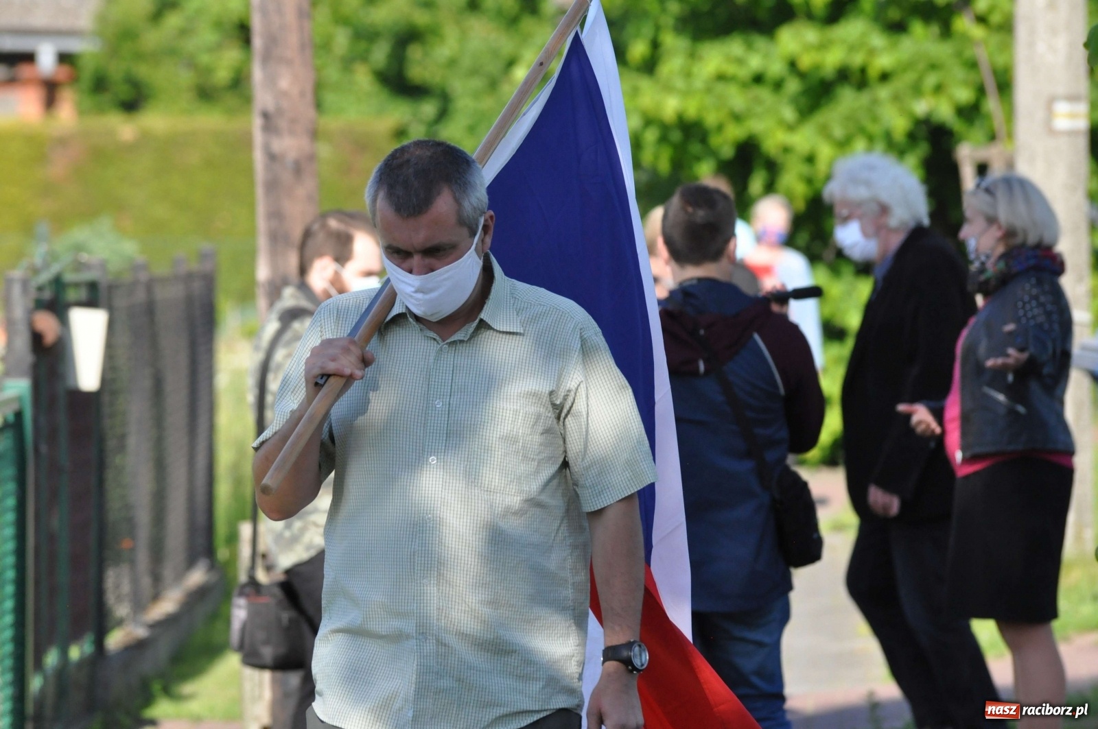 Zdjęcie w galerii na portalu naszraciborz.pl: Inicjatywa protestowała na przejściu Chałupki-Rudyszwałd-Šilheřovice [FOTO i WIDEO] wiadomości z regionu