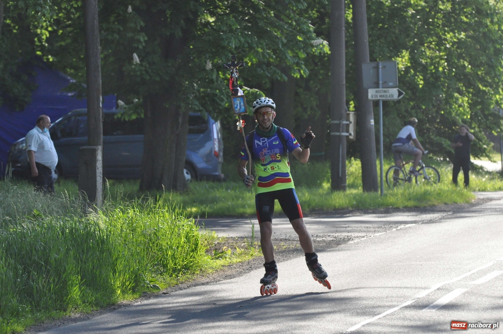Zdjęcie w galerii na portalu naszraciborz.pl: Inicjatywa protestowała na przejściu Chałupki-Rudyszwałd-Šilheřovice [FOTO i WIDEO] wiadomości z regionu
