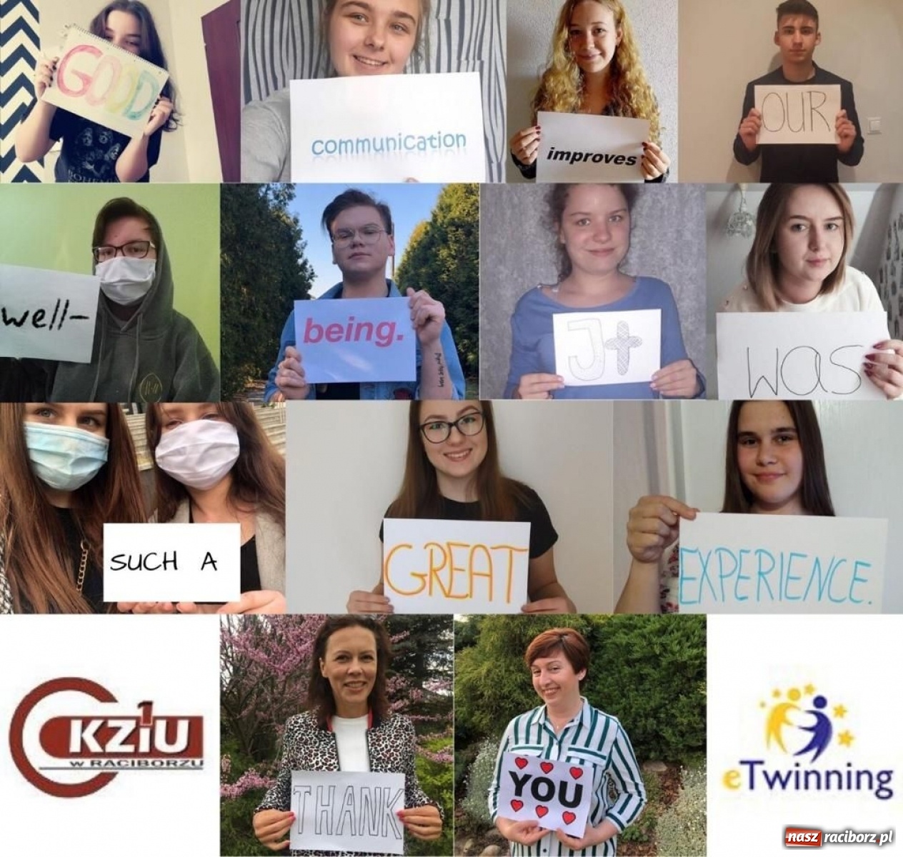 Zdjęcie w galerii na portalu naszraciborz.pl: Dobra komunikacja poprawia twoje samopoczucie - eTwinning w CKZiU nr 1 wiadomości z regionu