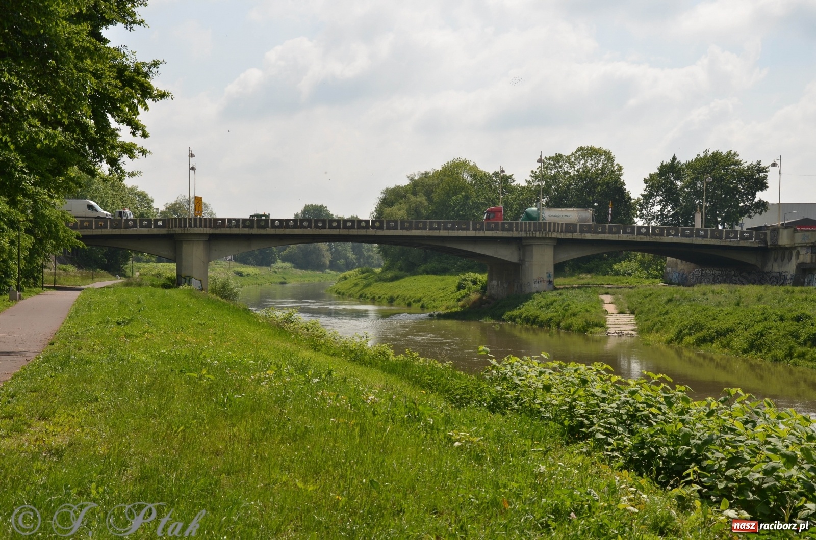 Zdjęcie w galerii na portalu naszraciborz.pl: W Odrze miejskiej znów dużo wody. Co zdecydowało? [FOTO]  wiadomości z regionu