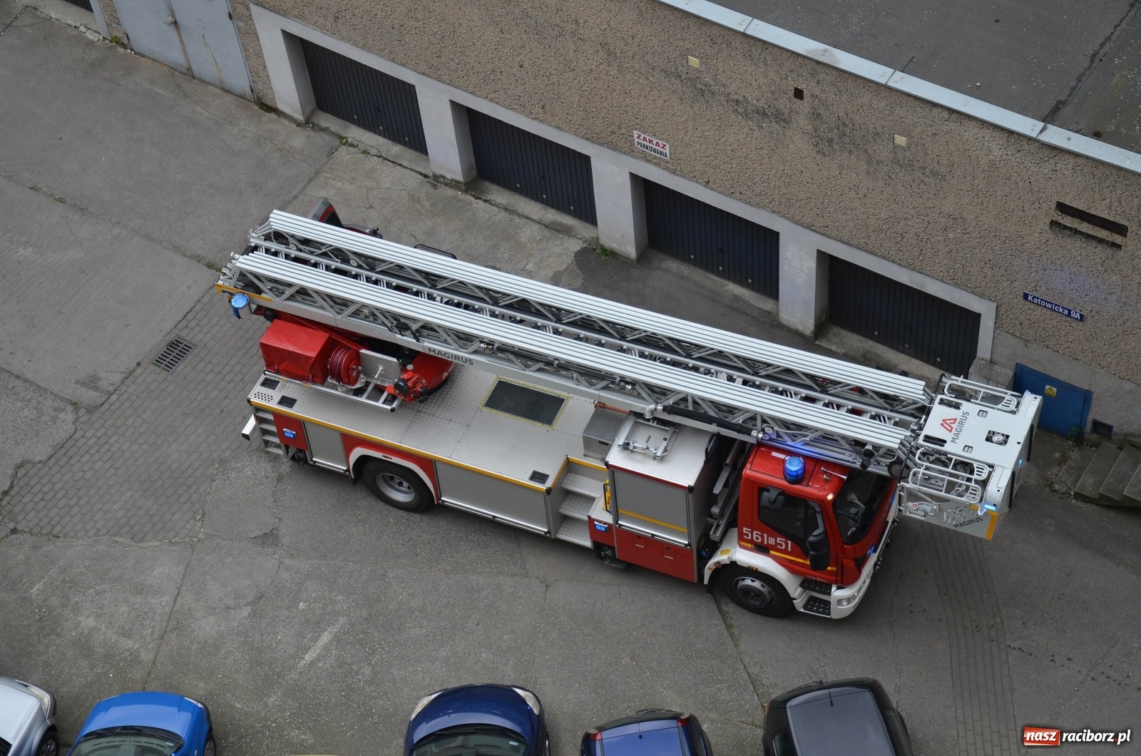 Zdjęcie w galerii na portalu naszraciborz.pl: Raport 998. Fałszywy alarm na Katowickiej wiadomości z regionu