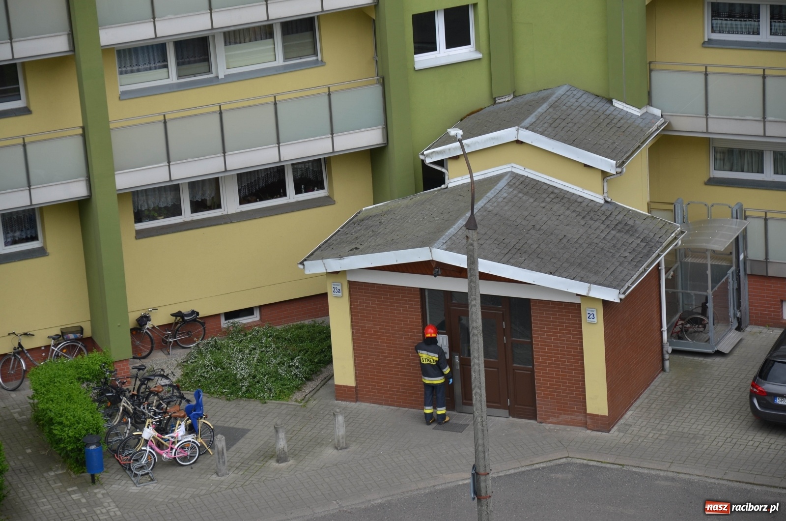 Zdjęcie w galerii na portalu naszraciborz.pl: Raport 998. Fałszywy alarm na Katowickiej wiadomości z regionu