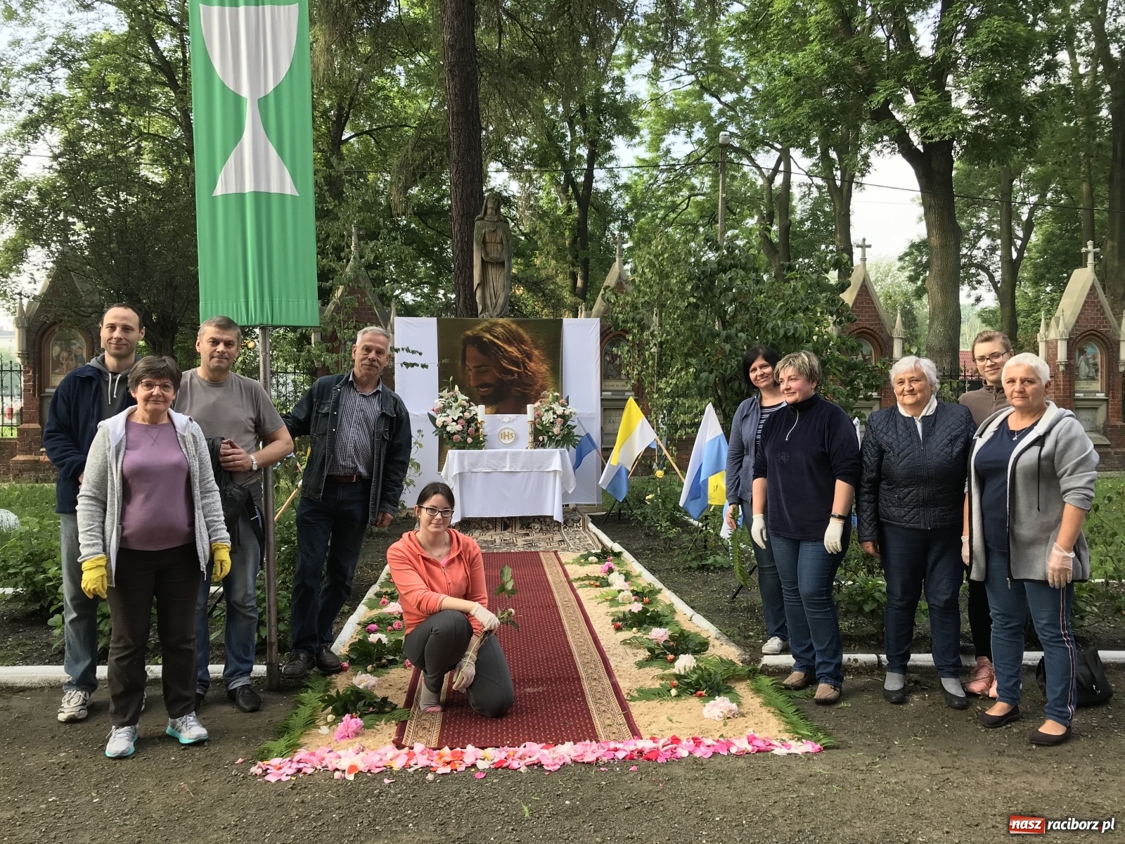 Zdjęcie w galerii na portalu naszraciborz.pl: Raciborskie Boże Ciało 2020 [FOTO] wiadomości z regionu