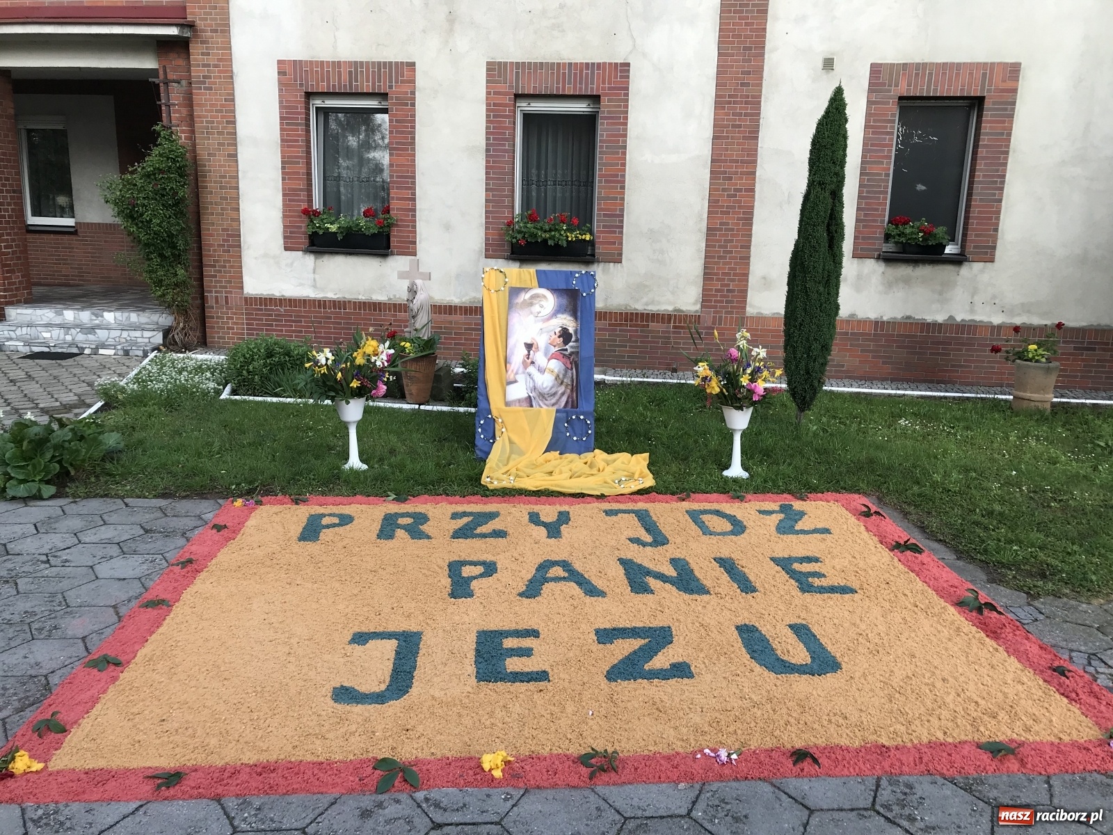 Zdjęcie w galerii na portalu naszraciborz.pl: Raciborskie Boże Ciało 2020 [FOTO] wiadomości z regionu