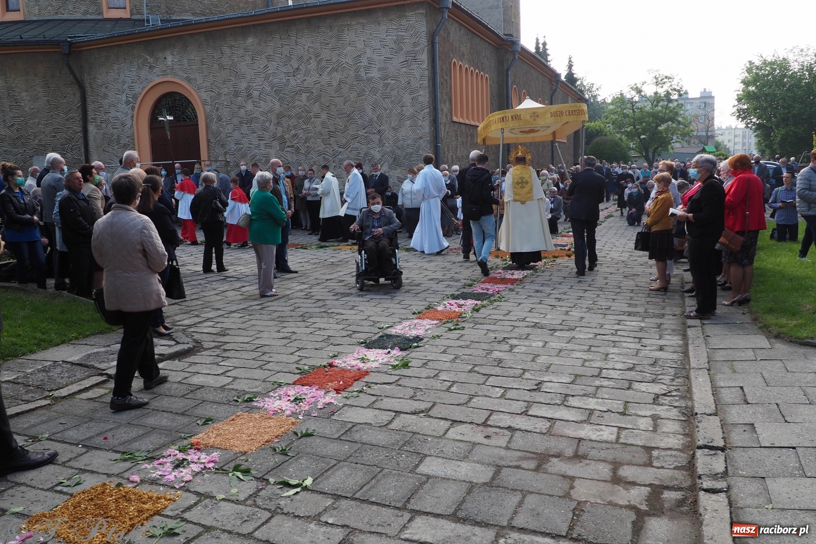 Zdjęcie w galerii na portalu naszraciborz.pl: Tak dziś przeżywano Boże Ciało w parafii Najświętszego Serca Pana Jezusa [FOTO i WIDEO]  wiadomości z regionu