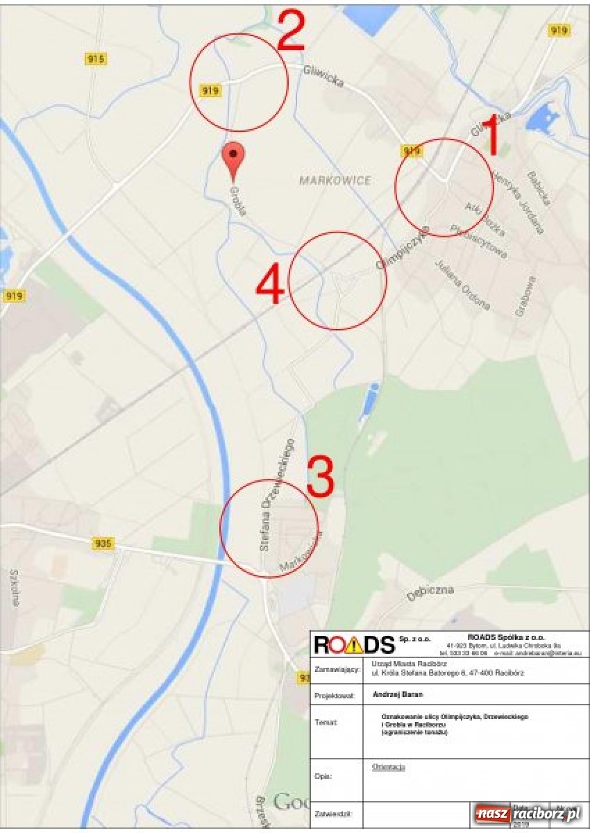 Zdjęcie w galerii na portalu naszraciborz.pl: Zmiany w organizacji ruchu w Markowicach wiadomości z regionu