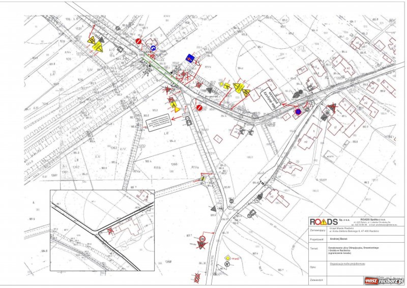 Zdjęcie w galerii na portalu naszraciborz.pl: Zmiany w organizacji ruchu w Markowicach wiadomości z regionu