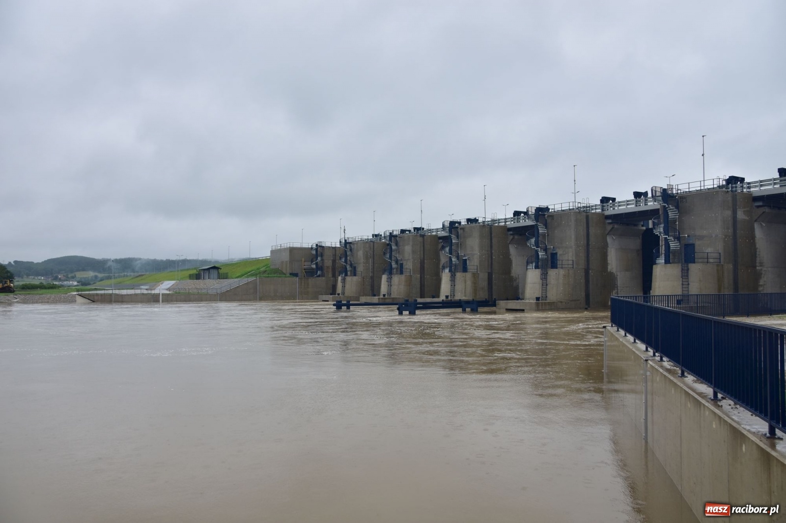 Zdjęcie w galerii na portalu naszraciborz.pl: Wezbranie Odry 20.06.2020 Racibórz - Grzegorzowice [ZDJĘCIA] wiadomości z regionu
