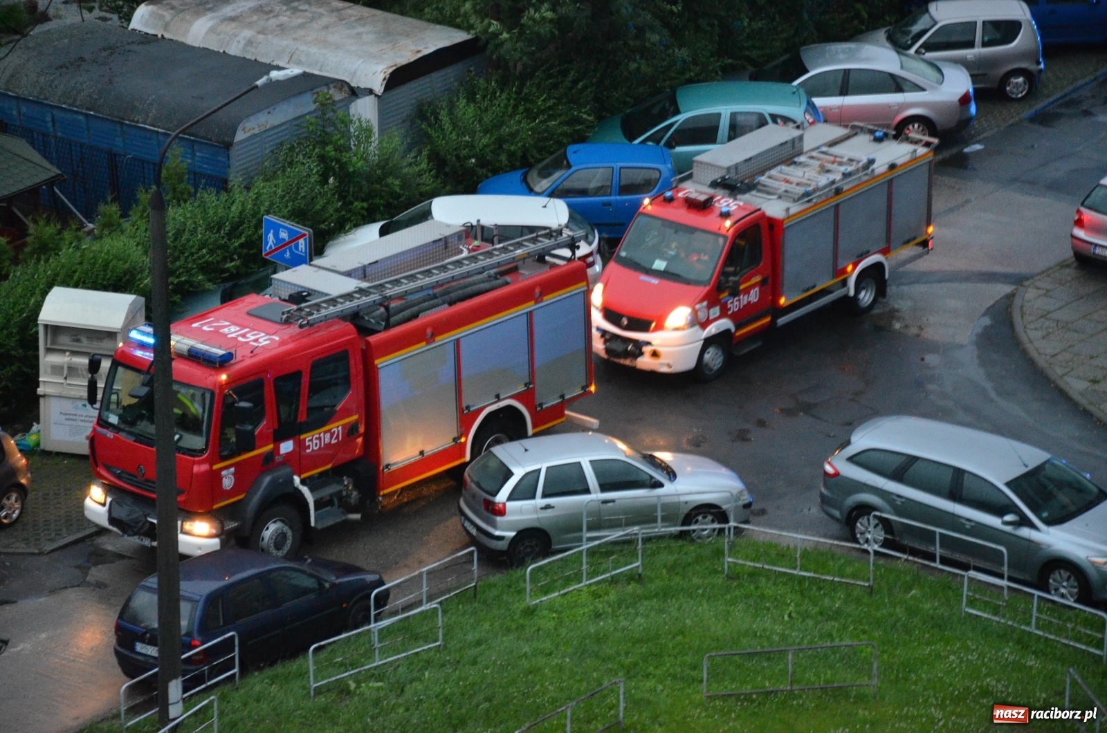 Zdjęcie w galerii na portalu naszraciborz.pl: Pożar, podtopienia, powalone drzewa i alarmy fałszywe, czyli weekend raciborskich strażaków wiadomości z regionu