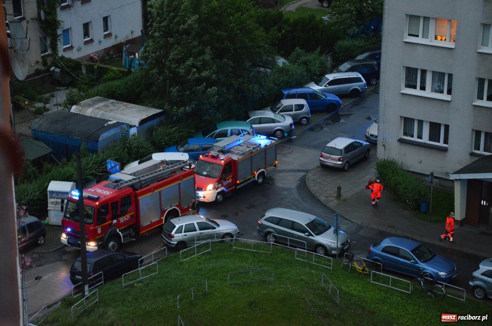 Zdjęcie w galerii na portalu naszraciborz.pl: Pożar, podtopienia, powalone drzewa i alarmy fałszywe, czyli weekend raciborskich strażaków wiadomości z regionu