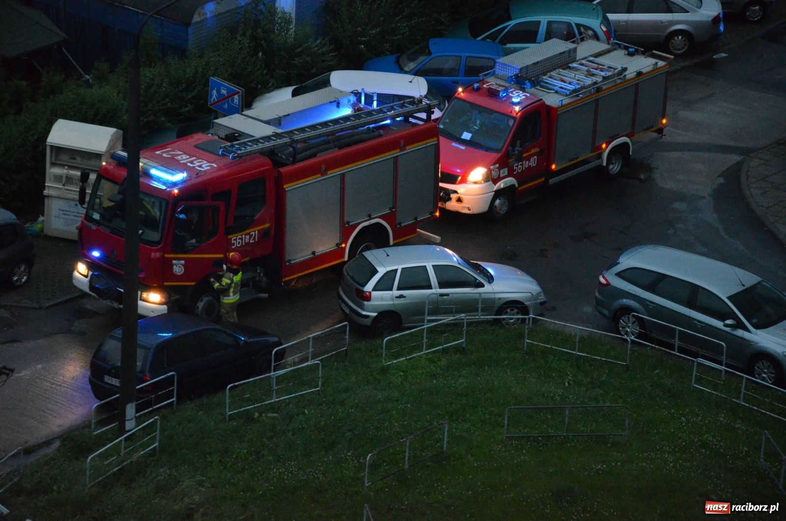 Zdjęcie w galerii na portalu naszraciborz.pl: Pożar, podtopienia, powalone drzewa i alarmy fałszywe, czyli weekend raciborskich strażaków wiadomości z regionu