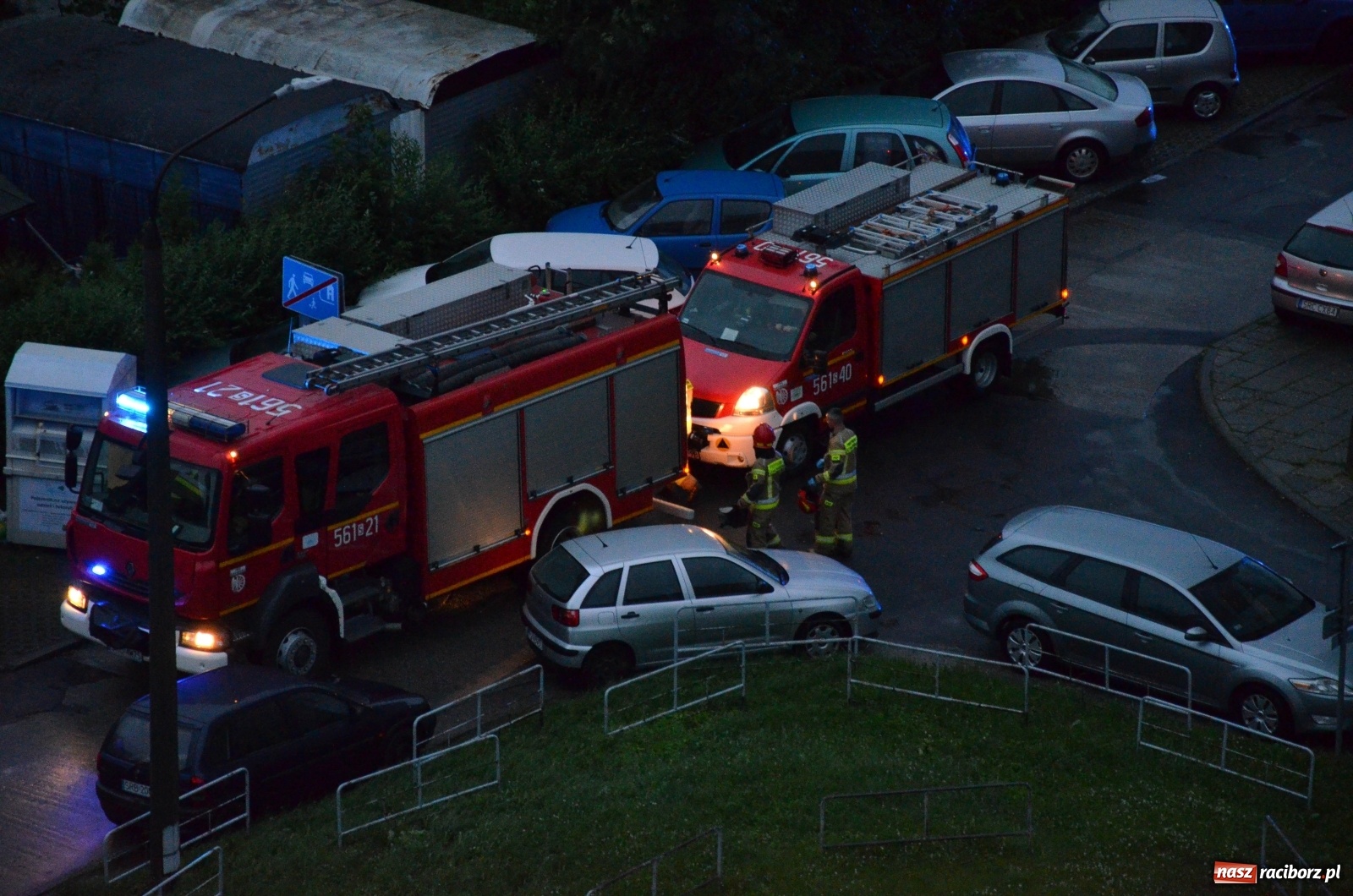 Zdjęcie w galerii na portalu naszraciborz.pl: Pożar, podtopienia, powalone drzewa i alarmy fałszywe, czyli weekend raciborskich strażaków wiadomości z regionu