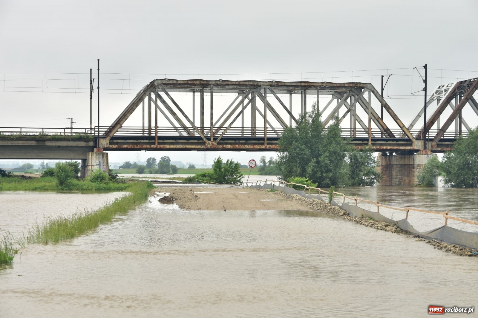 Zdjęcie w galerii na portalu naszraciborz.pl: Odra już stabilna. To był pomruk rzeki. Do wielkiej powodzi daleko [FOTO]  wiadomości z regionu