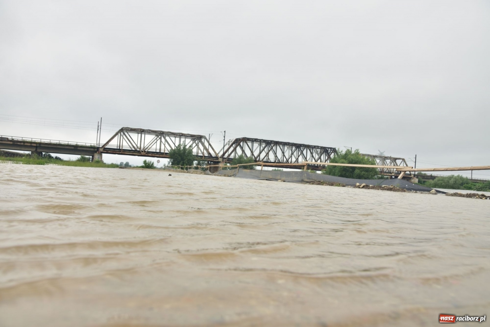 Zdjęcie w galerii na portalu naszraciborz.pl: Odra już stabilna. To był pomruk rzeki. Do wielkiej powodzi daleko [FOTO]  wiadomości z regionu