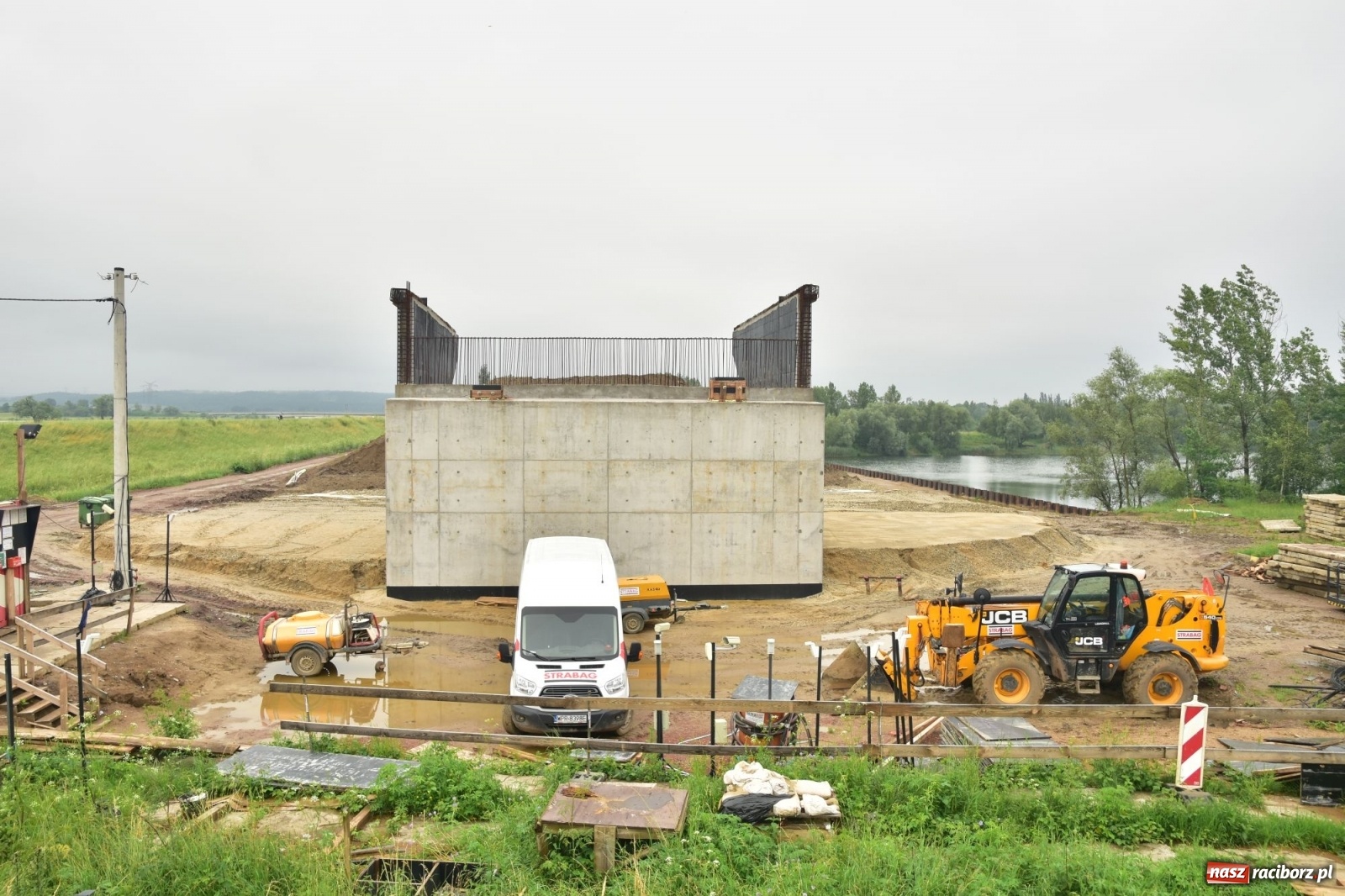 Zdjęcie w galerii na portalu naszraciborz.pl: Raport z budowy wschodniej obwodnicy Raciborza  wiadomości z regionu
