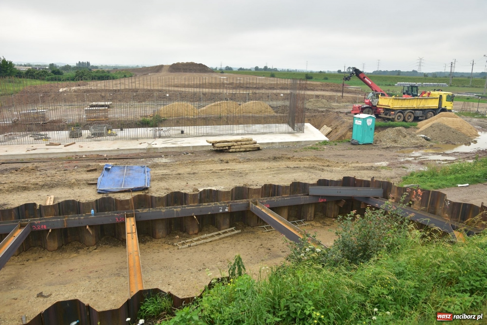 Zdjęcie w galerii na portalu naszraciborz.pl: Raport z budowy wschodniej obwodnicy Raciborza  wiadomości z regionu