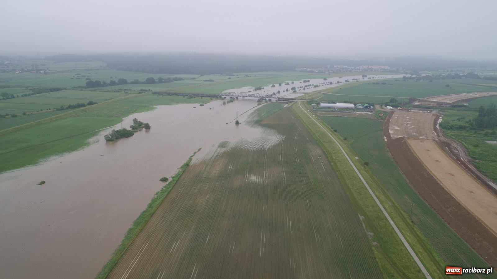 Zdjęcie w galerii na portalu naszraciborz.pl: Raport z budowy wschodniej obwodnicy Raciborza [WIDEO, 21.06.2020]  wiadomości z regionu